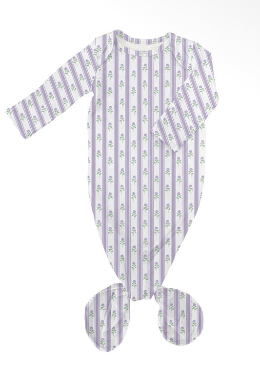 Knotted Gown , Lilac Ribbons