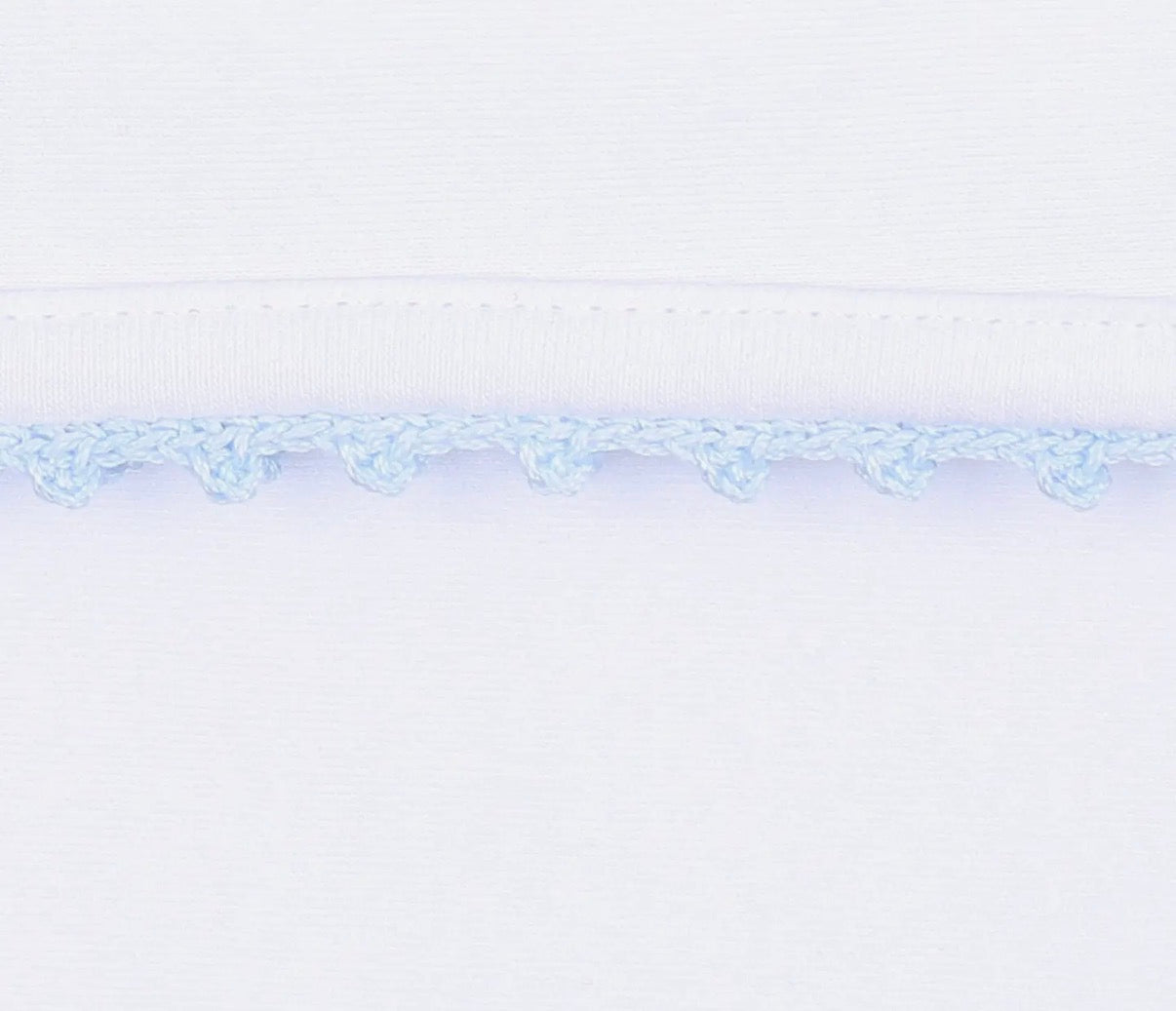 Baby Joy Bubble W Blue Crochet Trim