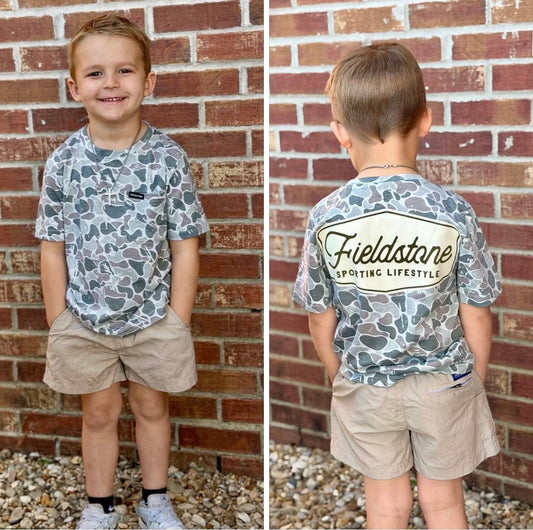 Camo Marsh Logo Tee