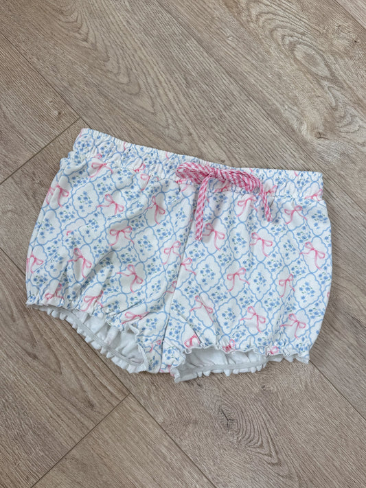 Bow Printed Bloomer Shorts