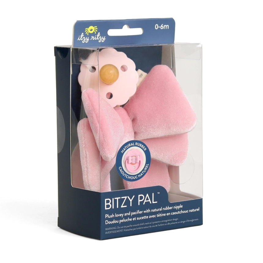 Bitzy Pal Pacifier and Plush Bow