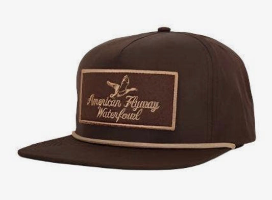 Youth Vintage Rope Brown Patch Hat