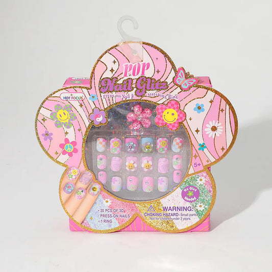 Pop Nail Glitz, Groovy Flower