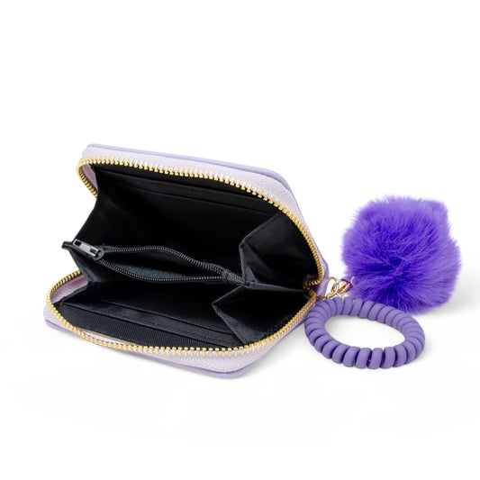 Wallet, Purple Pom Pom