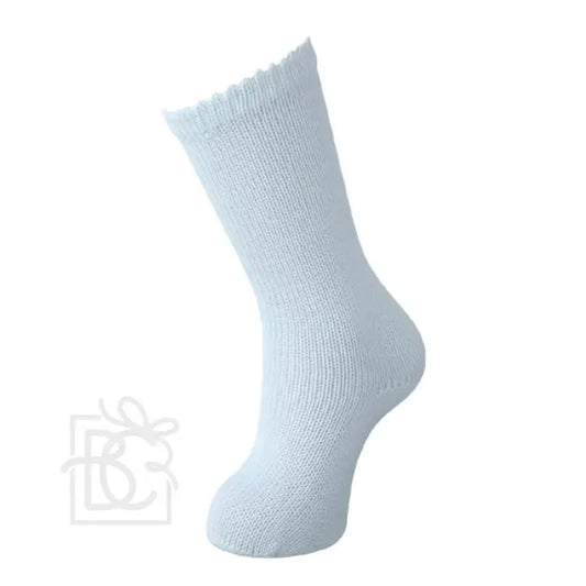 Kneehigh Socks-Sky Blue