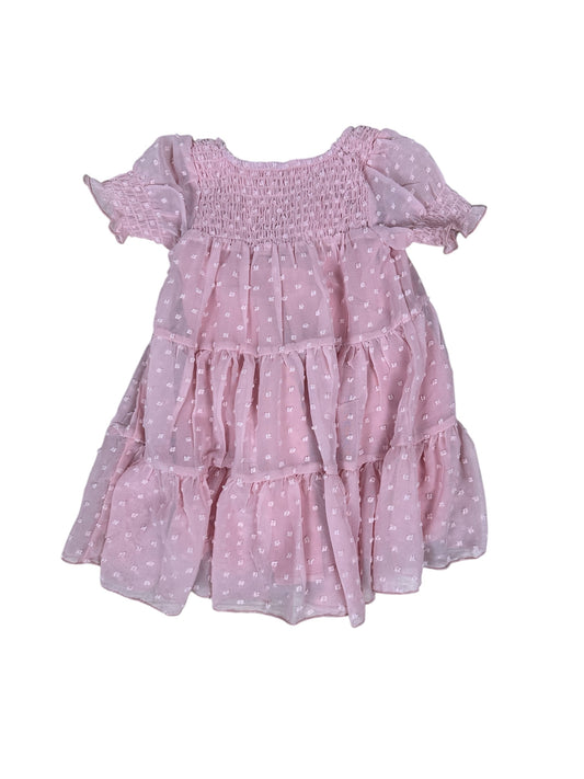 Blush Ruffle Tier Dress