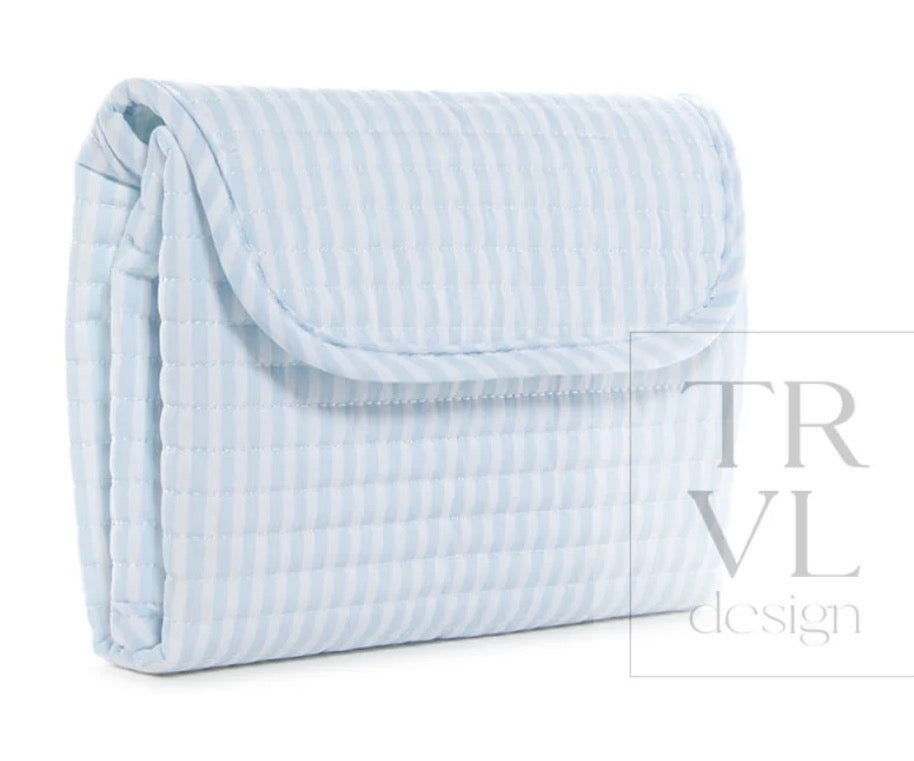 Quilted Changer Mat, Pimlico Stripe Blue