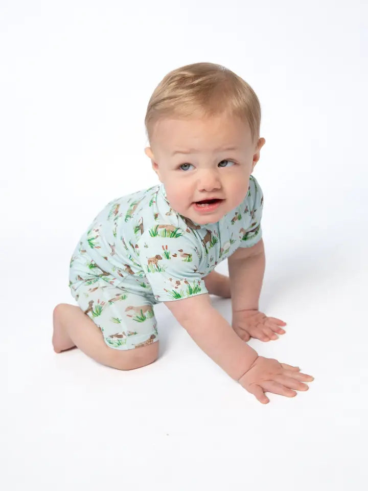 SS Polo Romper, Delta Dogs