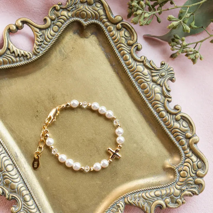 Eve Baby Cross Bracelet Baptism