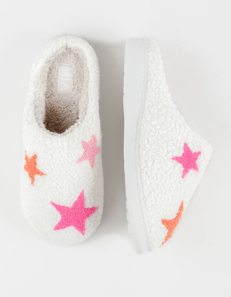 Little Cozy Pink Star Slippers