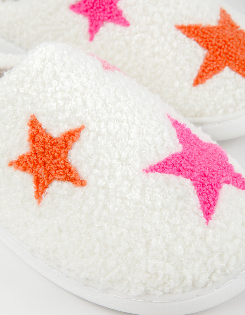 Little Cozy Pink Star Slippers