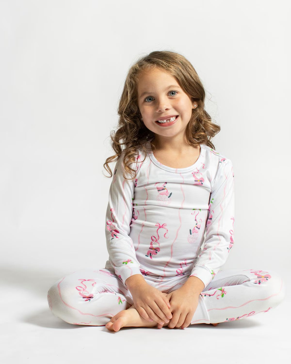 Wrapped In Ribbons Long Sleeve Pjs