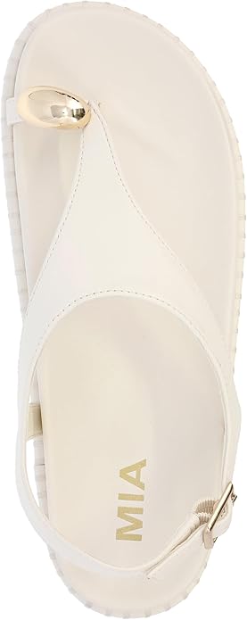 Little Leilah Bone/Gold Sandal
