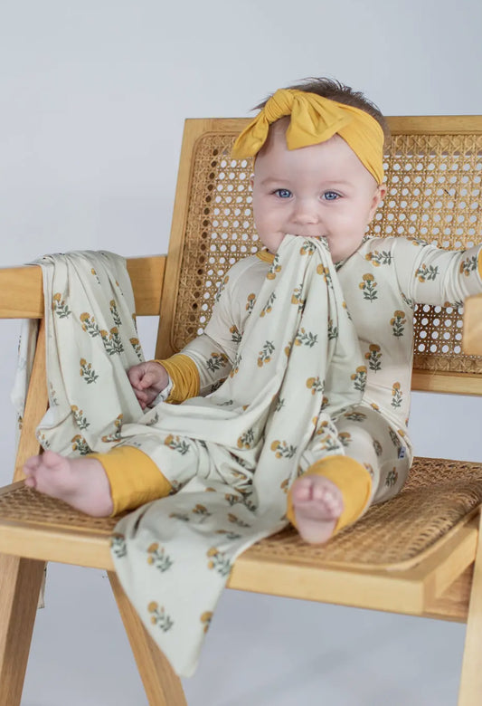 Everything Blanket, Marigold Block