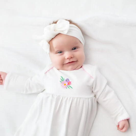 Embroidered Gown, Flower Fields