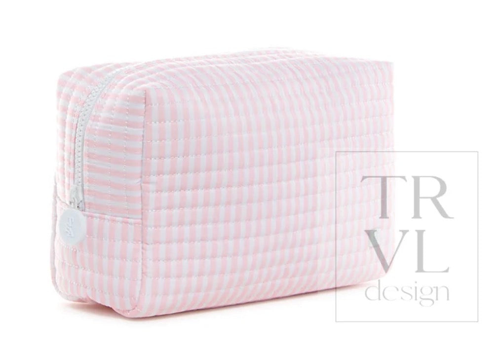 Quilted Everyday Bag, Pimlico Stripe Pink