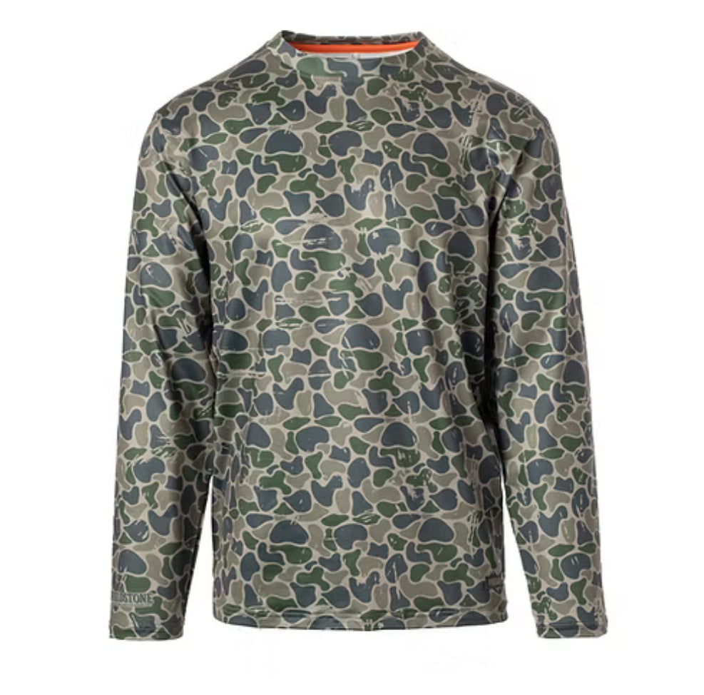 Backwoods Dry Fit Camo LS Tee