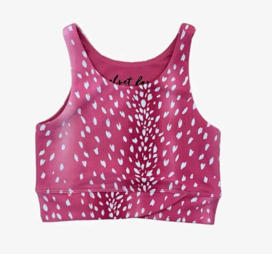 Fuchsia Fawn Sadie Crop Top