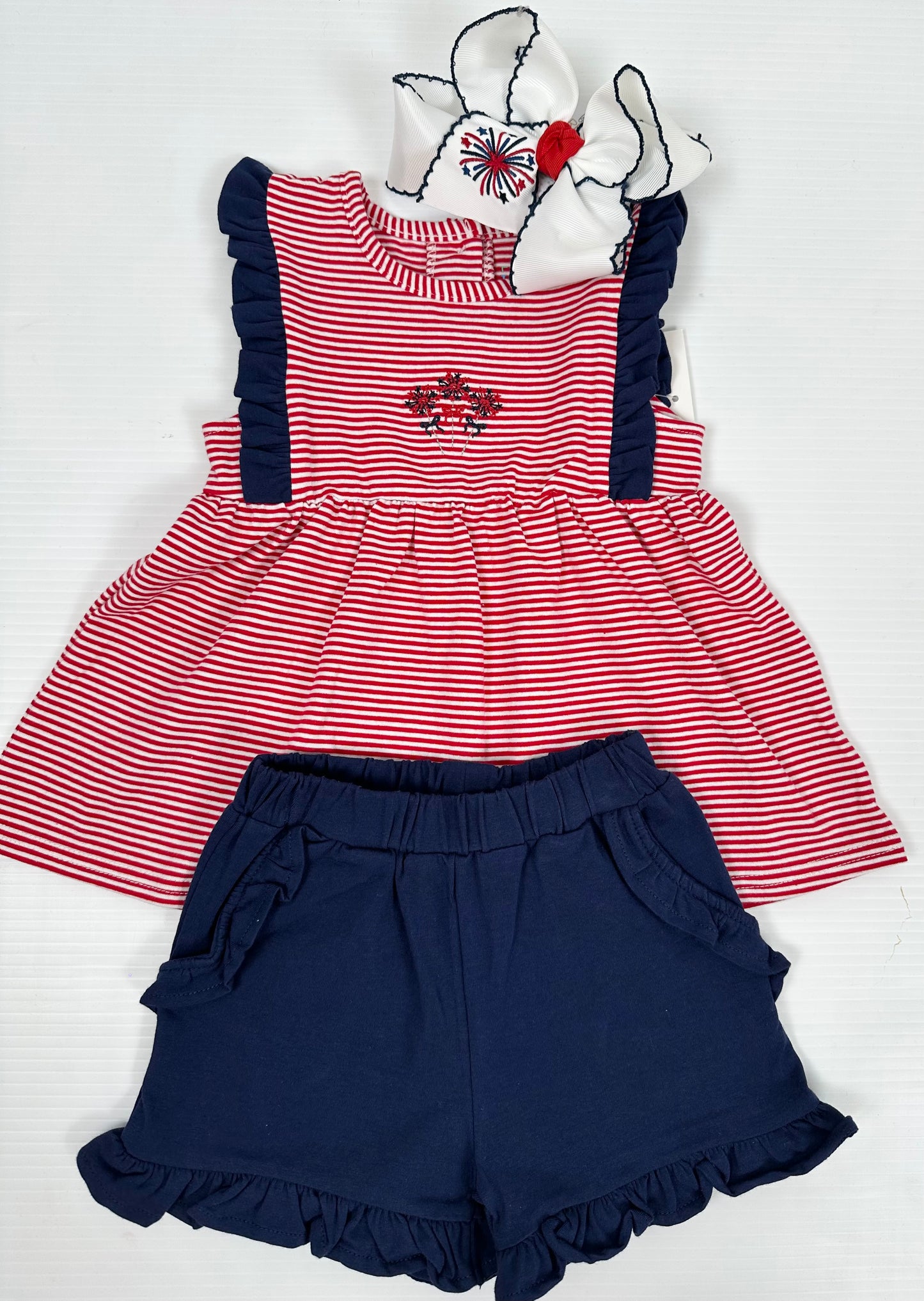 Patriotic Flutter Short Set