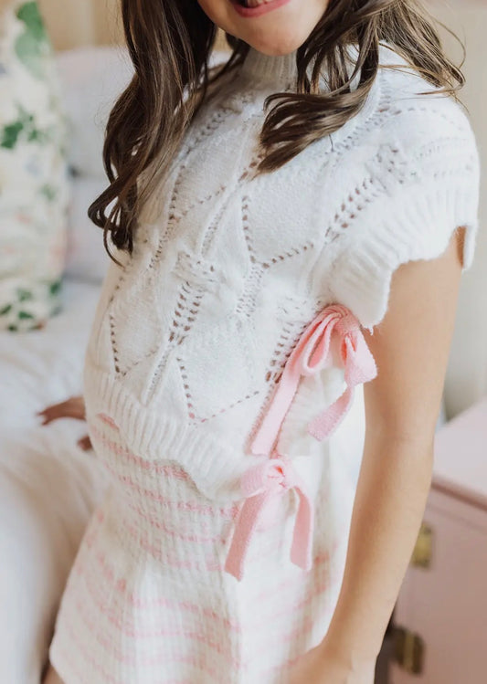 Hayes Tween Sweater , Pink