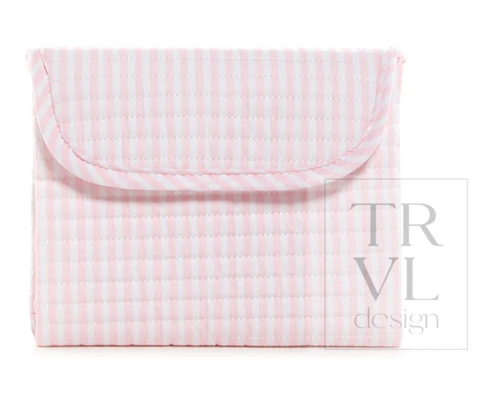 Quilted Changer Mat, Pimlico Stripe Pink