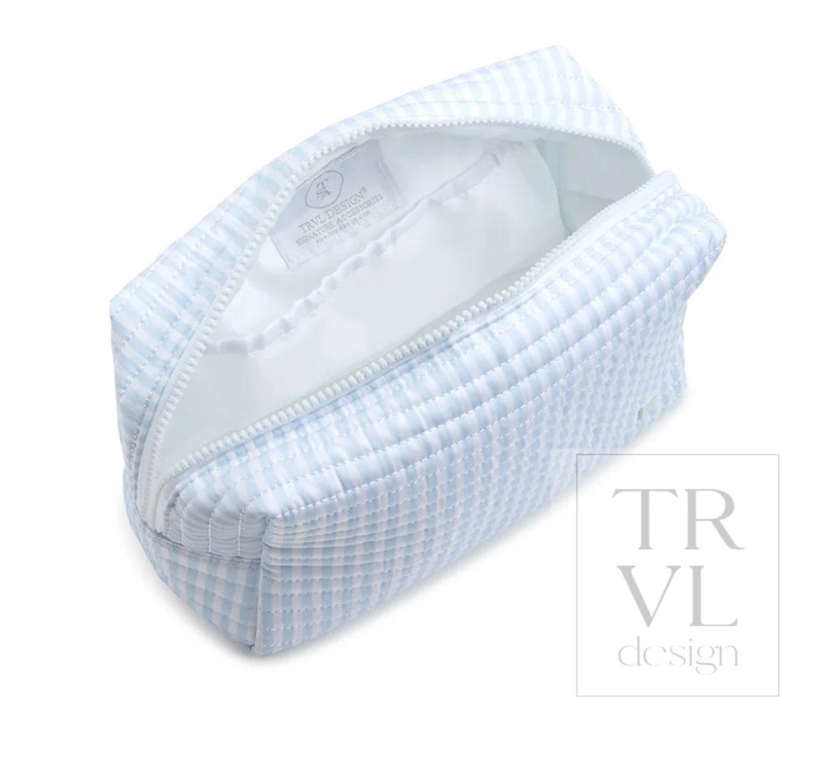 Quilted Everyday Bag, Pimlico Stripe Blue