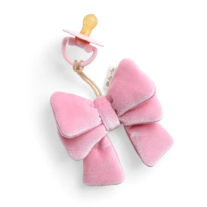 Bitzy Pal Pacifier and Plush Bow