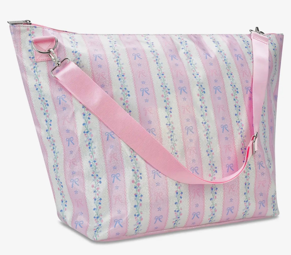 Floral Stripes Weekender Bag