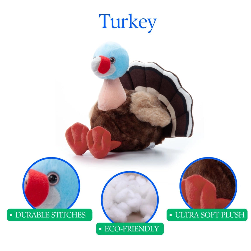 8" Turkey Stuffed Animal