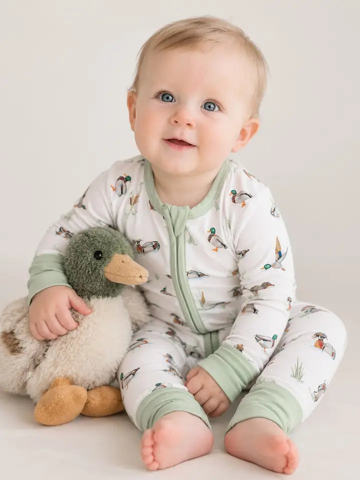 Field and Feather Zip Pajamas