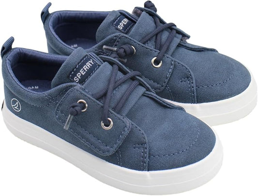 Navy Emboss Sneakers