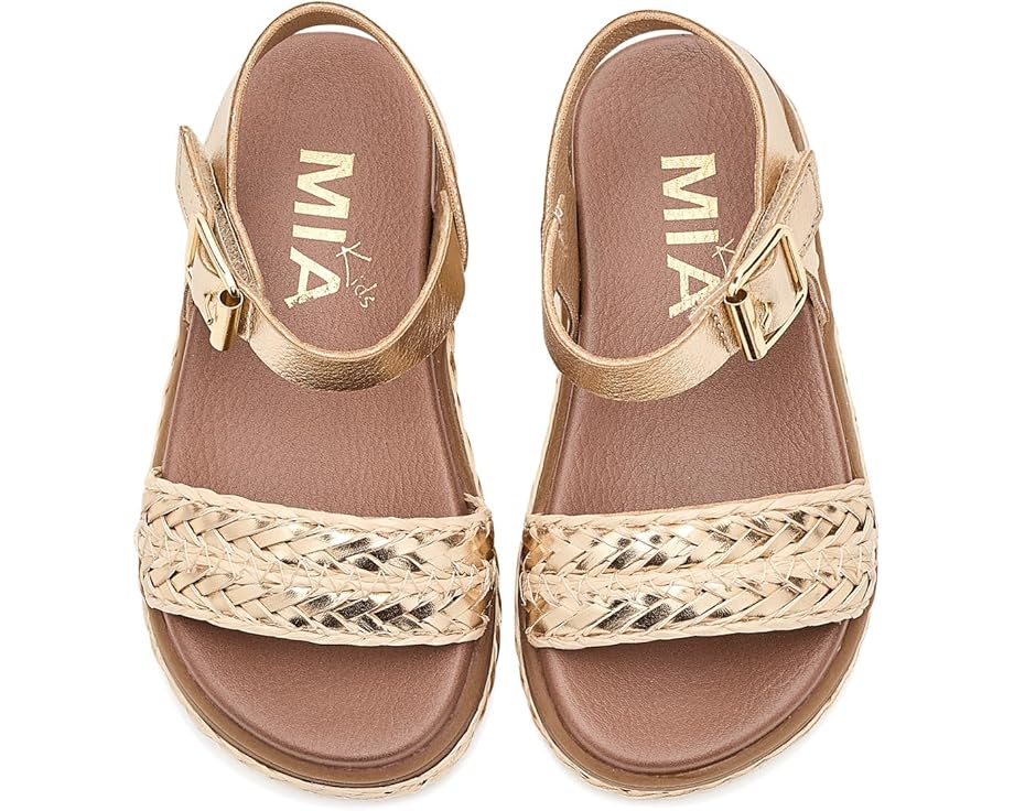 Lil Buffy Natural/Gold Mia Sandal