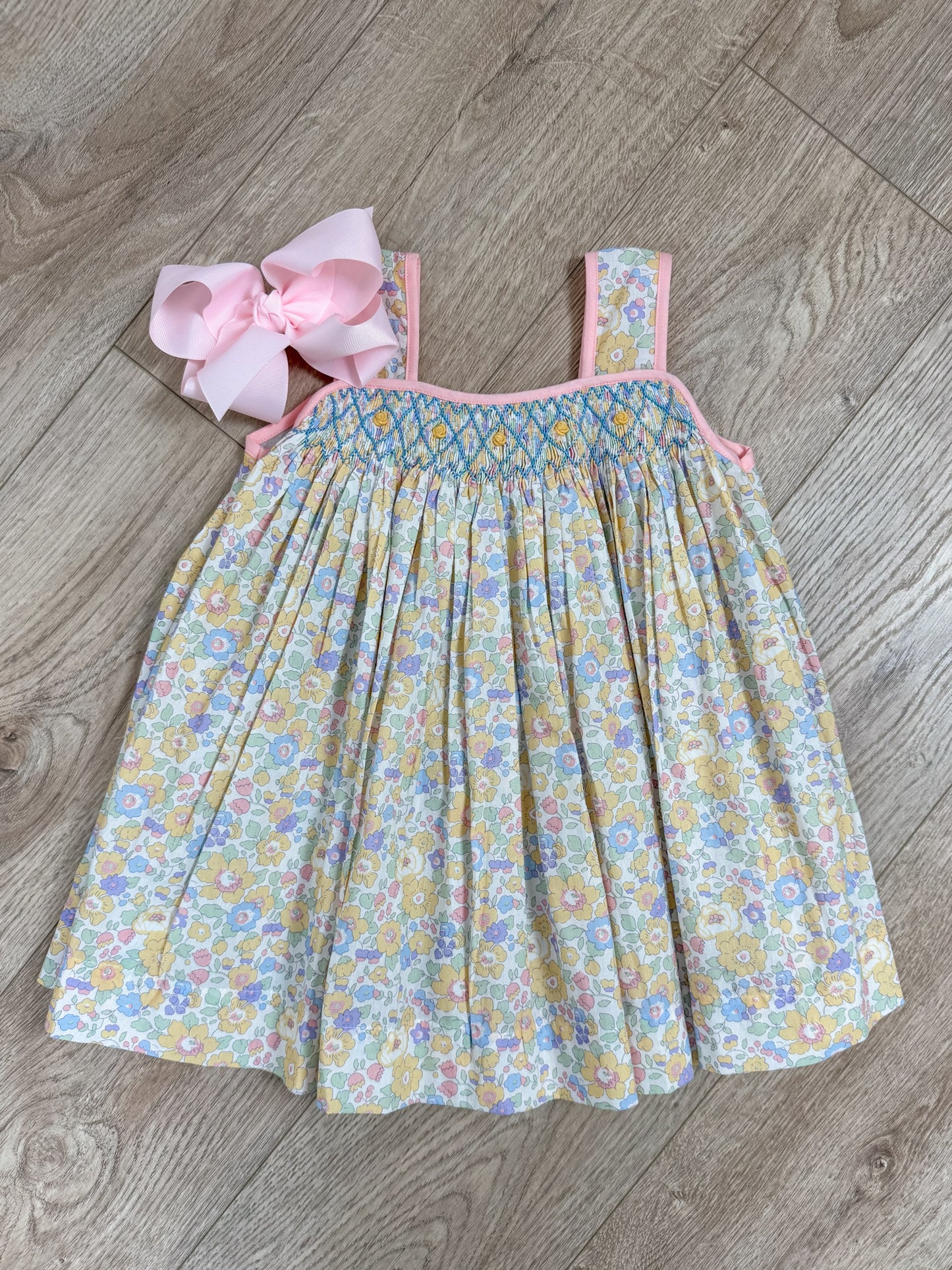 Florence Smocked Sleeveless Dress