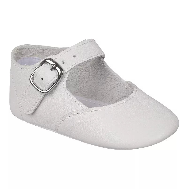 Darcy Crib White Leather Shoe