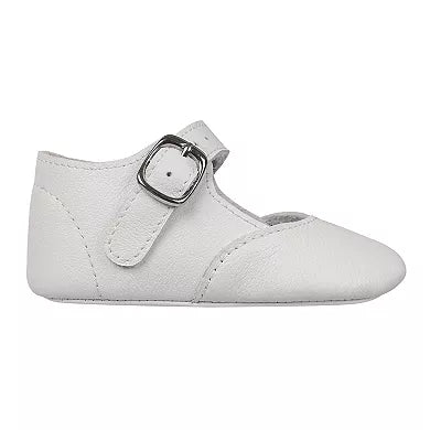 Darcy Crib White Leather Shoe