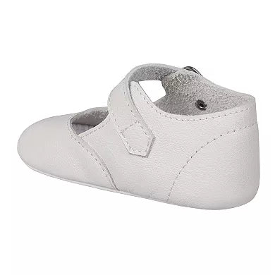 Darcy Crib White Leather Shoe