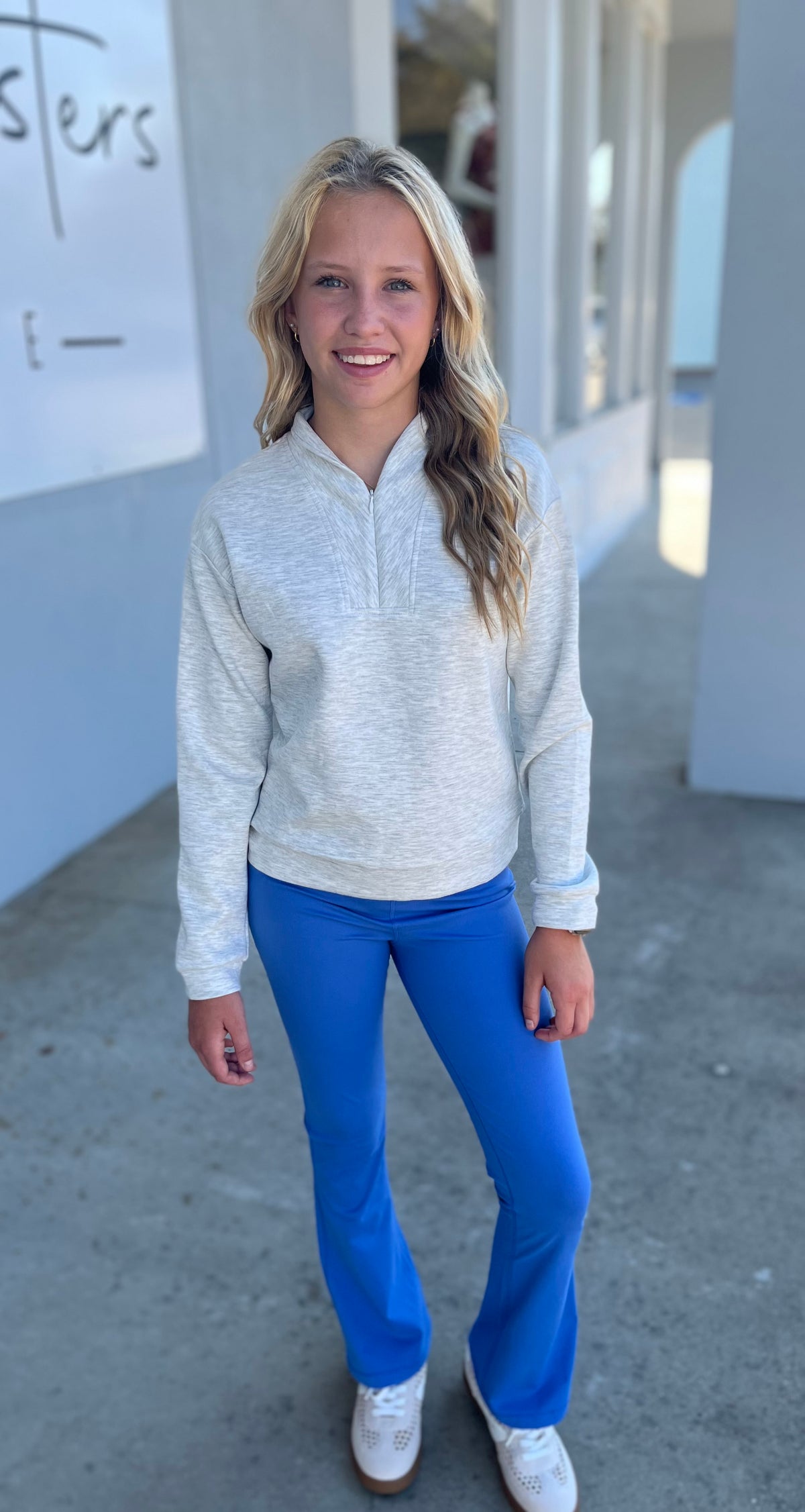 Wesley Top-Grey