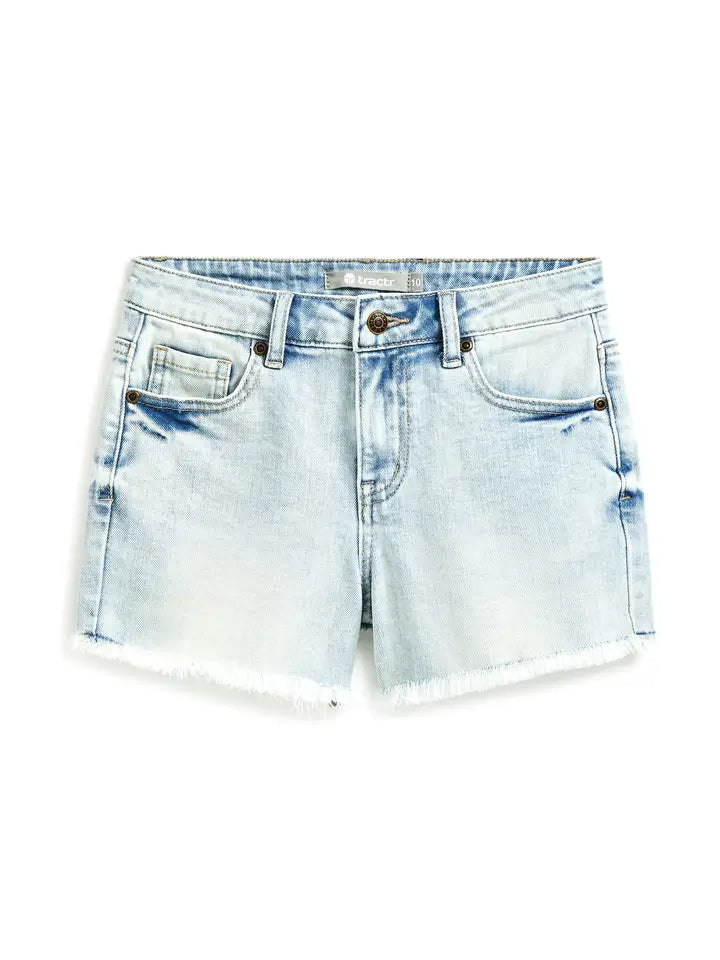 Weekender Shorts With Fray Hem