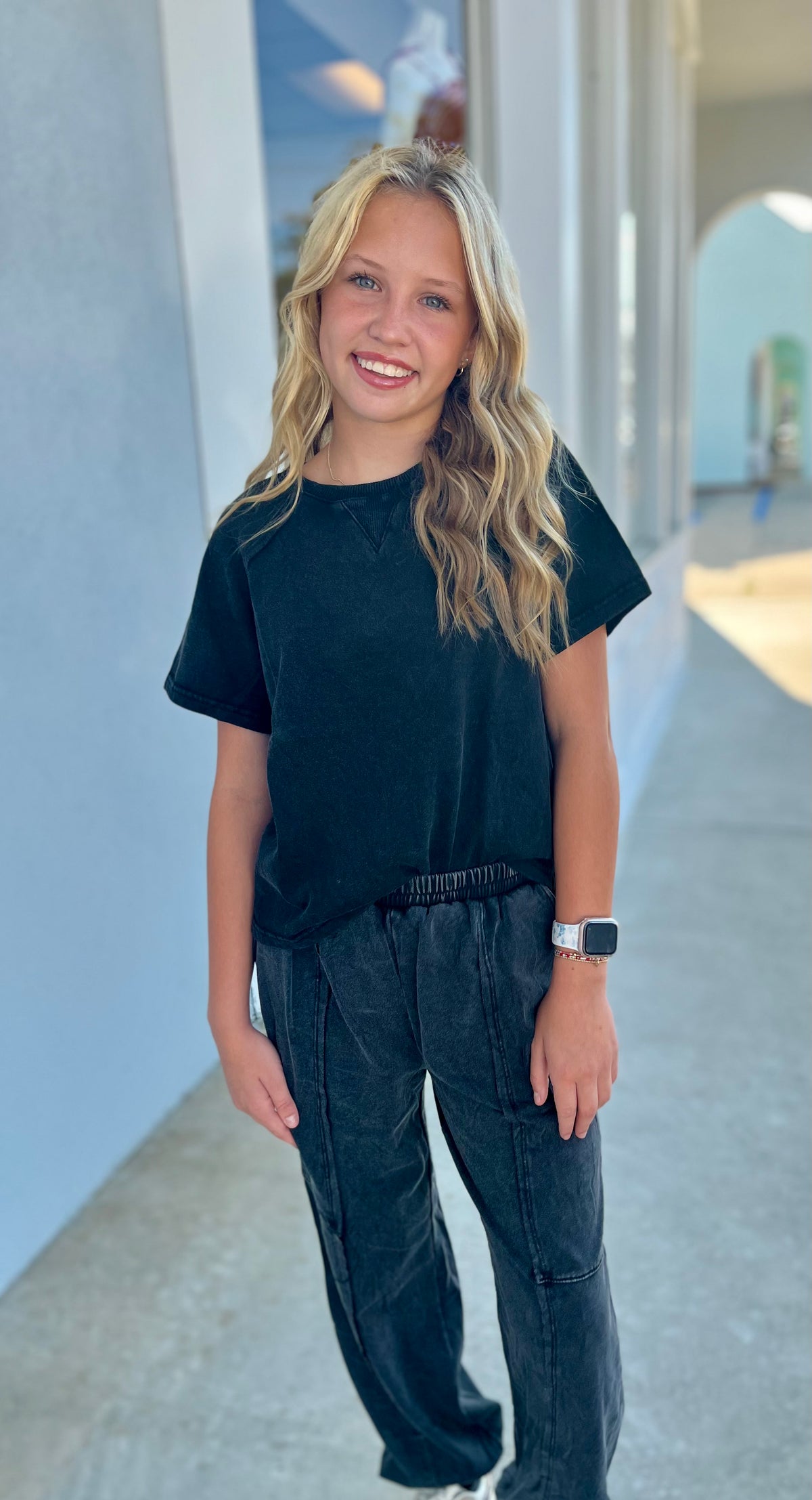 Black Washed Sweatshirt