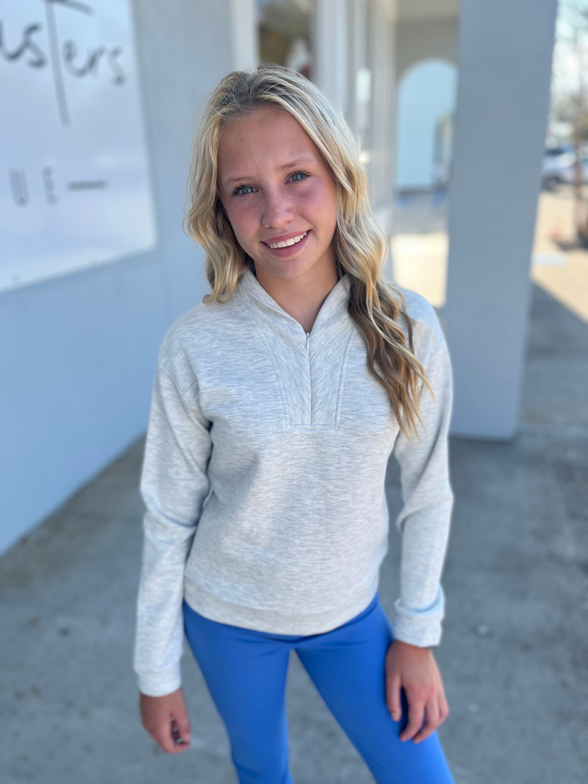 Wesley Top-Grey
