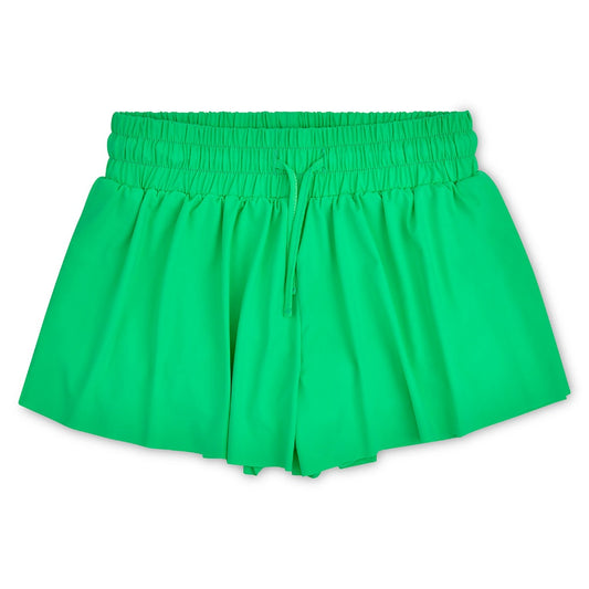 Butterfly Shorts , Glam Green