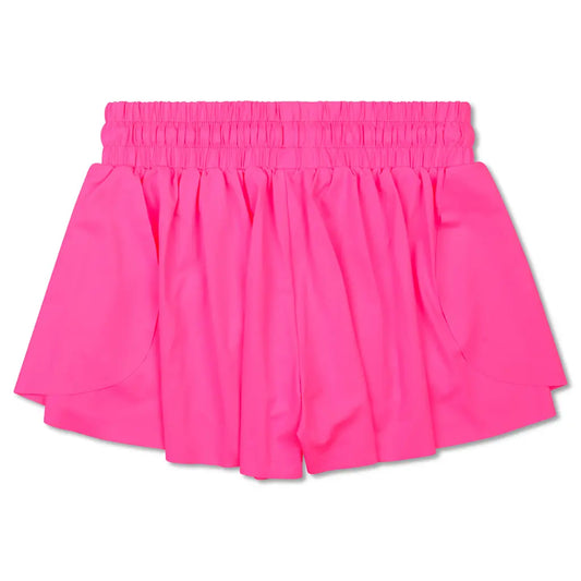 Butterfly Shorts , Bright Pink