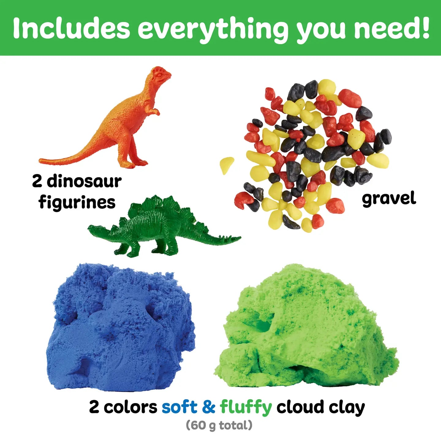 Sensory Mini Play Kit Jar, Dinosaur
