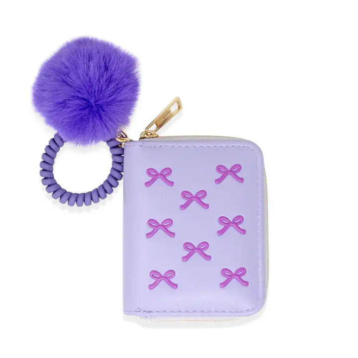 Wallet, Purple Pom Pom