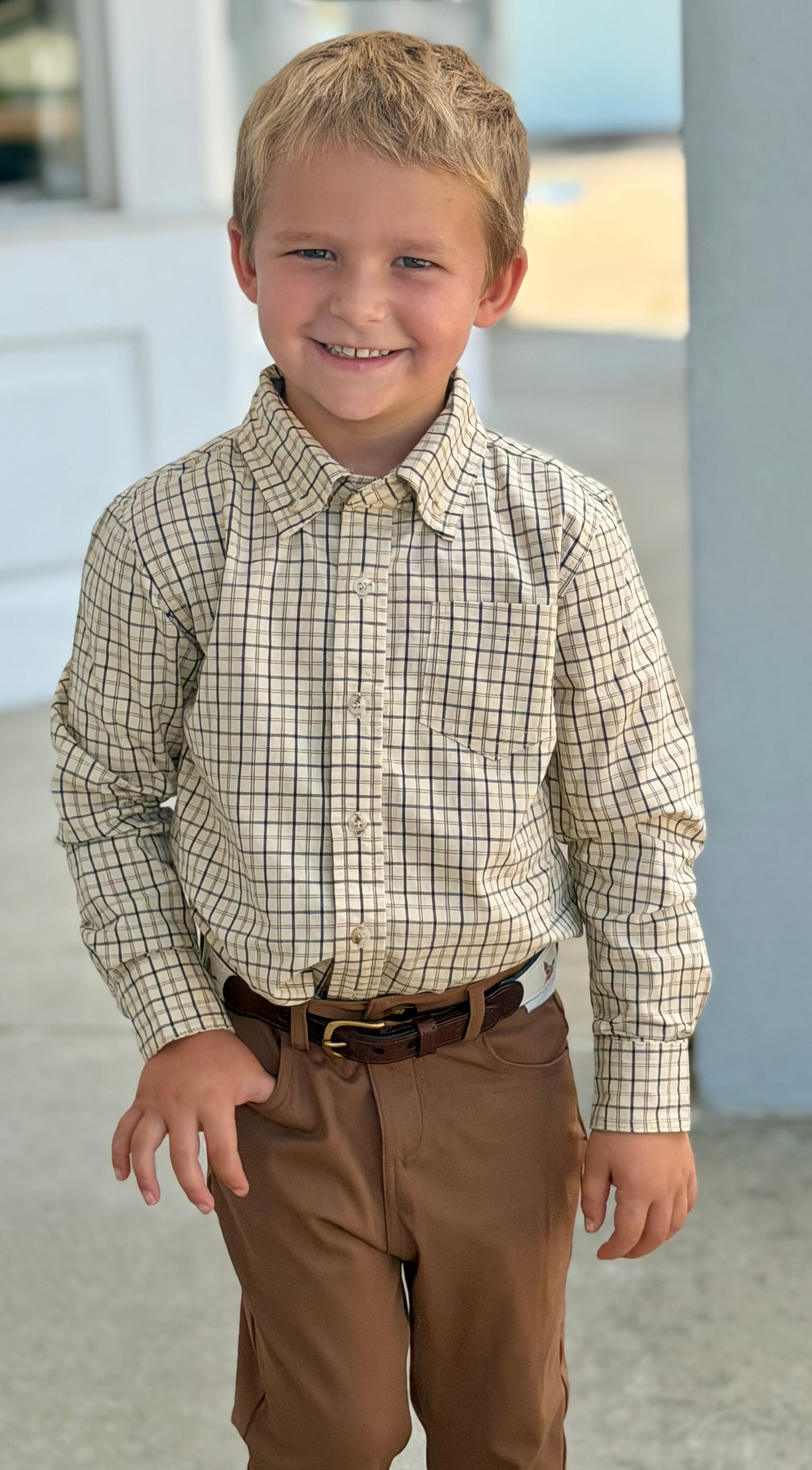 Pierfront Buttondown, Field Plaid