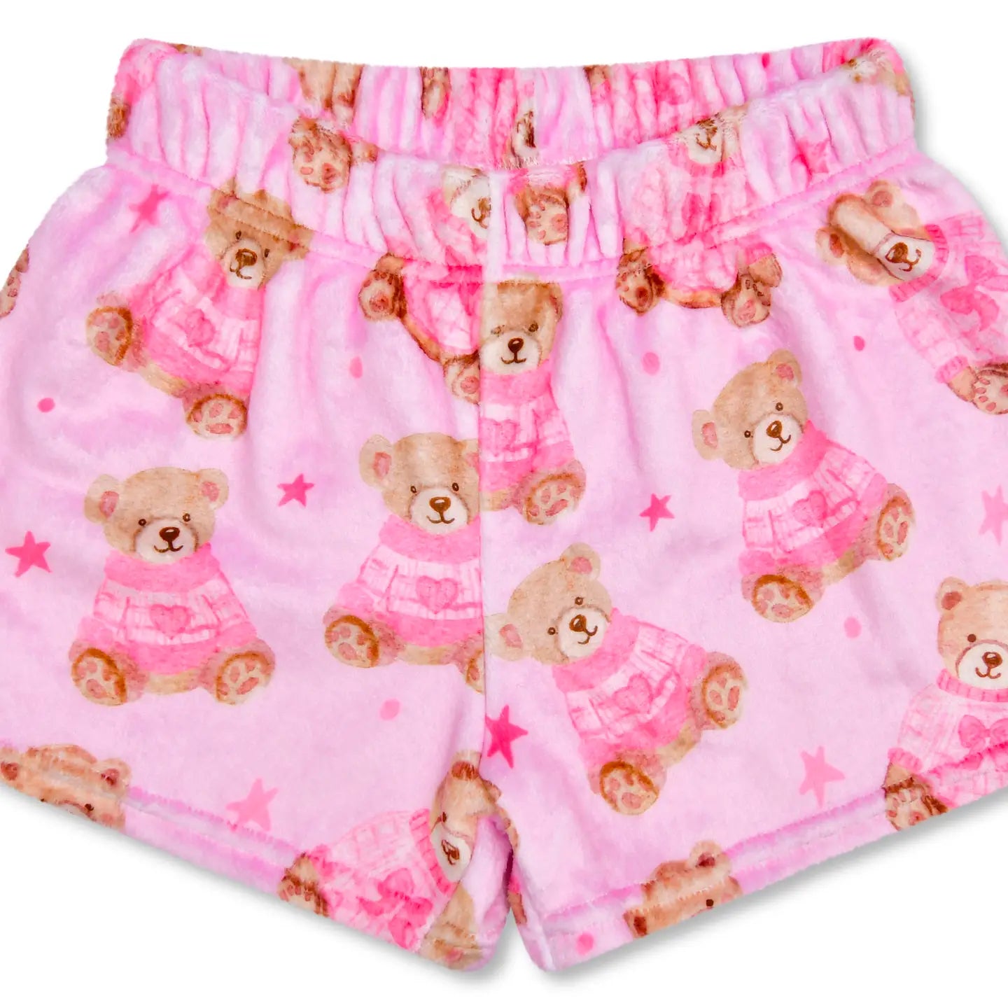 Plush Pajama Shorts, Beary Cute