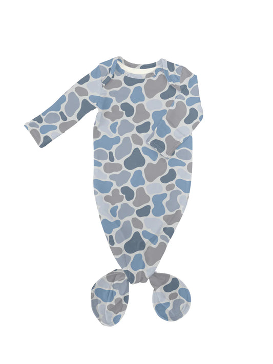 Knotted Gown , Watercolor Camo
