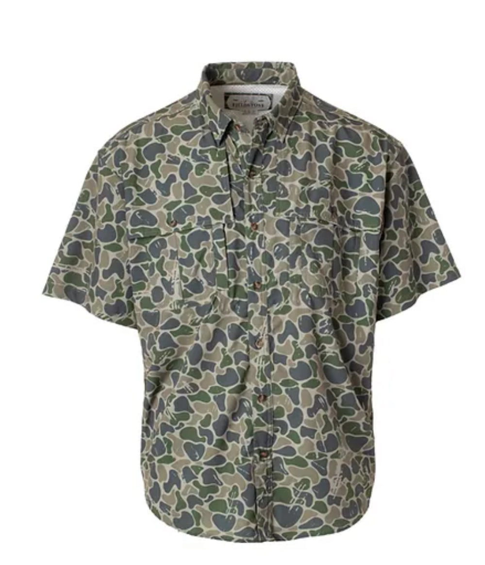 Backwoods Camo Button Down