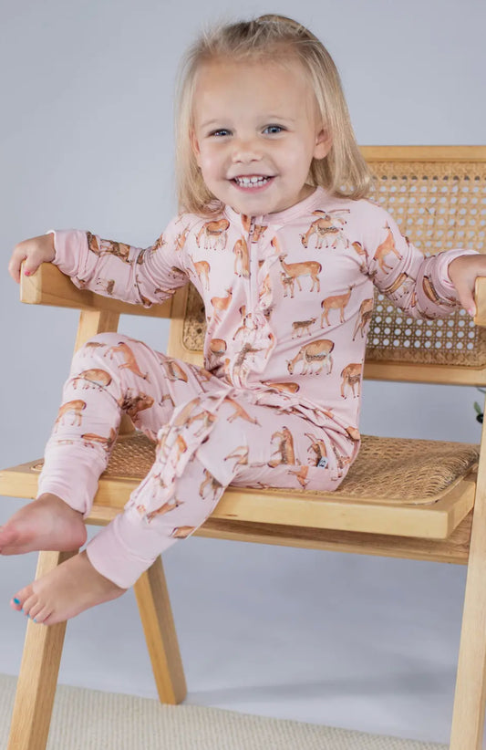 LS Zip Pjs , Does and Fawns