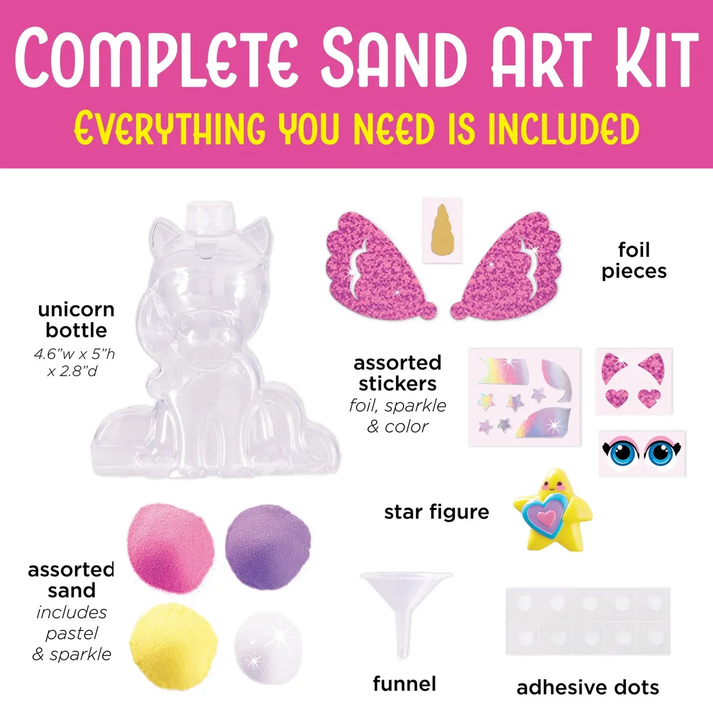 Sparkle Sand Art Unicorn DIY Kit